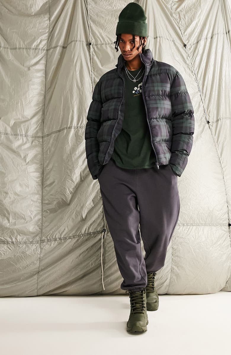 ASOS DESIGN Hooded Puffer Jacket, Alternate, color, 