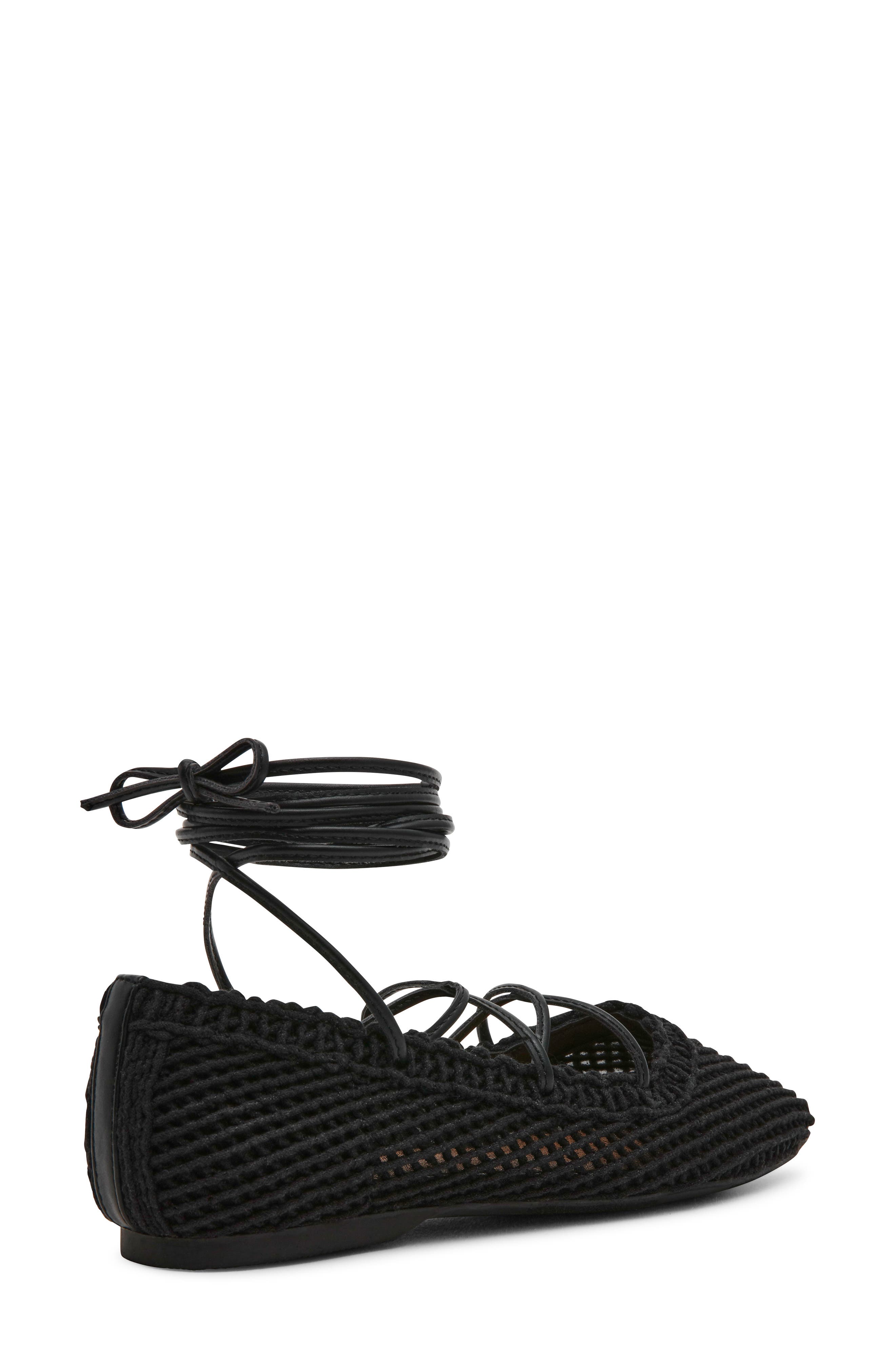 DV by Dolce Vita Messer Lace-Up Ballet Flat, Alternate, color, Black