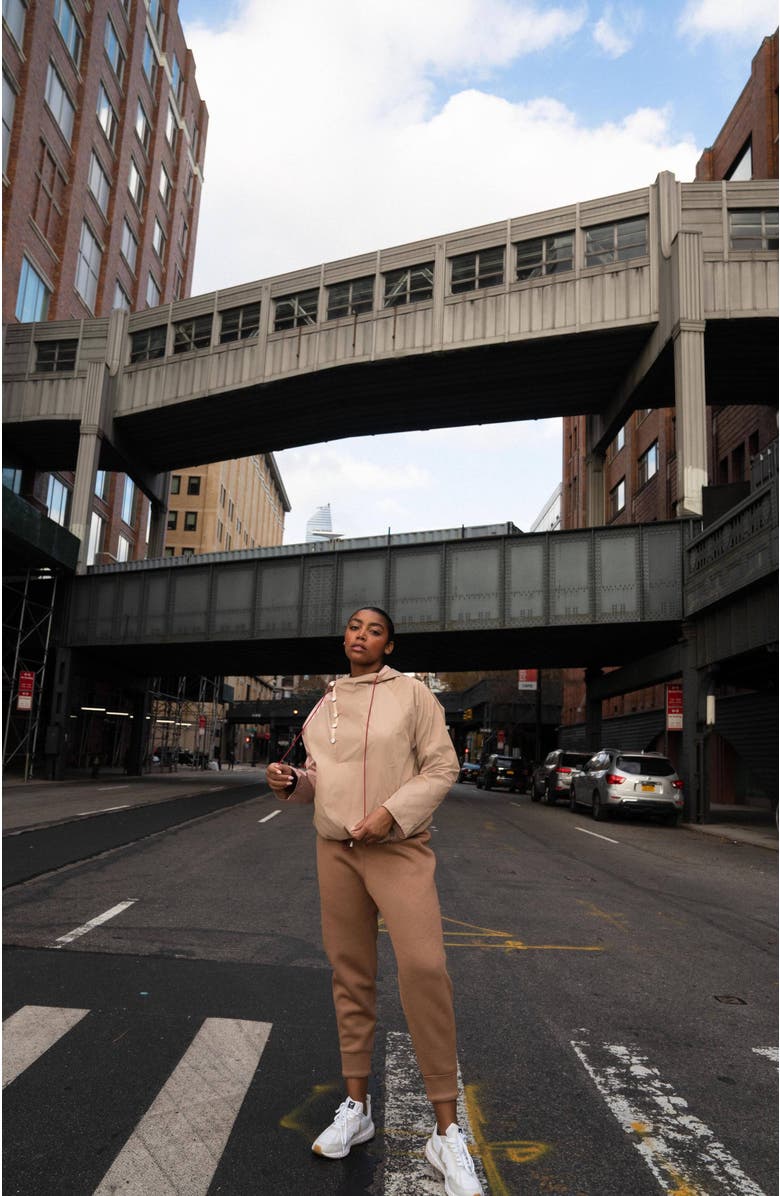 Ansea The Reversible Sweatpant, Alternate, color, Navy/Camel