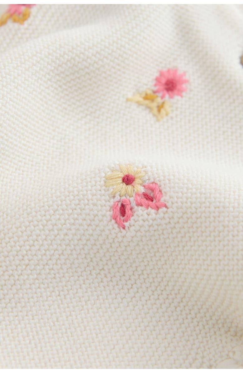 NEXT Kids' Ditsy Floral Knit Vest & Shorts Set, Alternate, color, Neutral