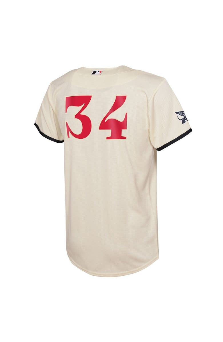 Nike Youth Nike Nolan Ryan Cream Texas Rangers 2023 City Connect Replica Player Jersey, Alternate, color,