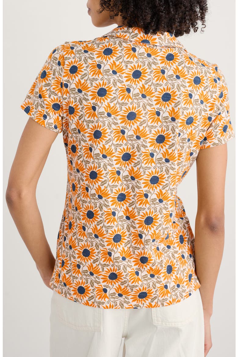 Wavecrest Floral Knit Top, Alternate, color, BOLD SUNFLOWER DAYLILY