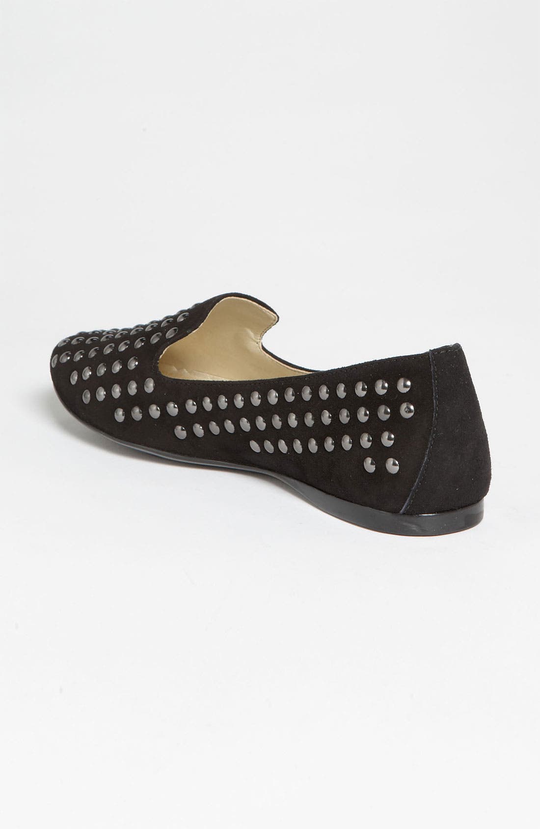 Smoking Flat, Alternate, color, BLACK SUEDE
