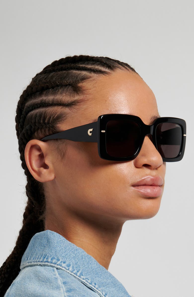 Carrera Eyewear 53mm Rectangular Sunglasses, Alternate, color, 