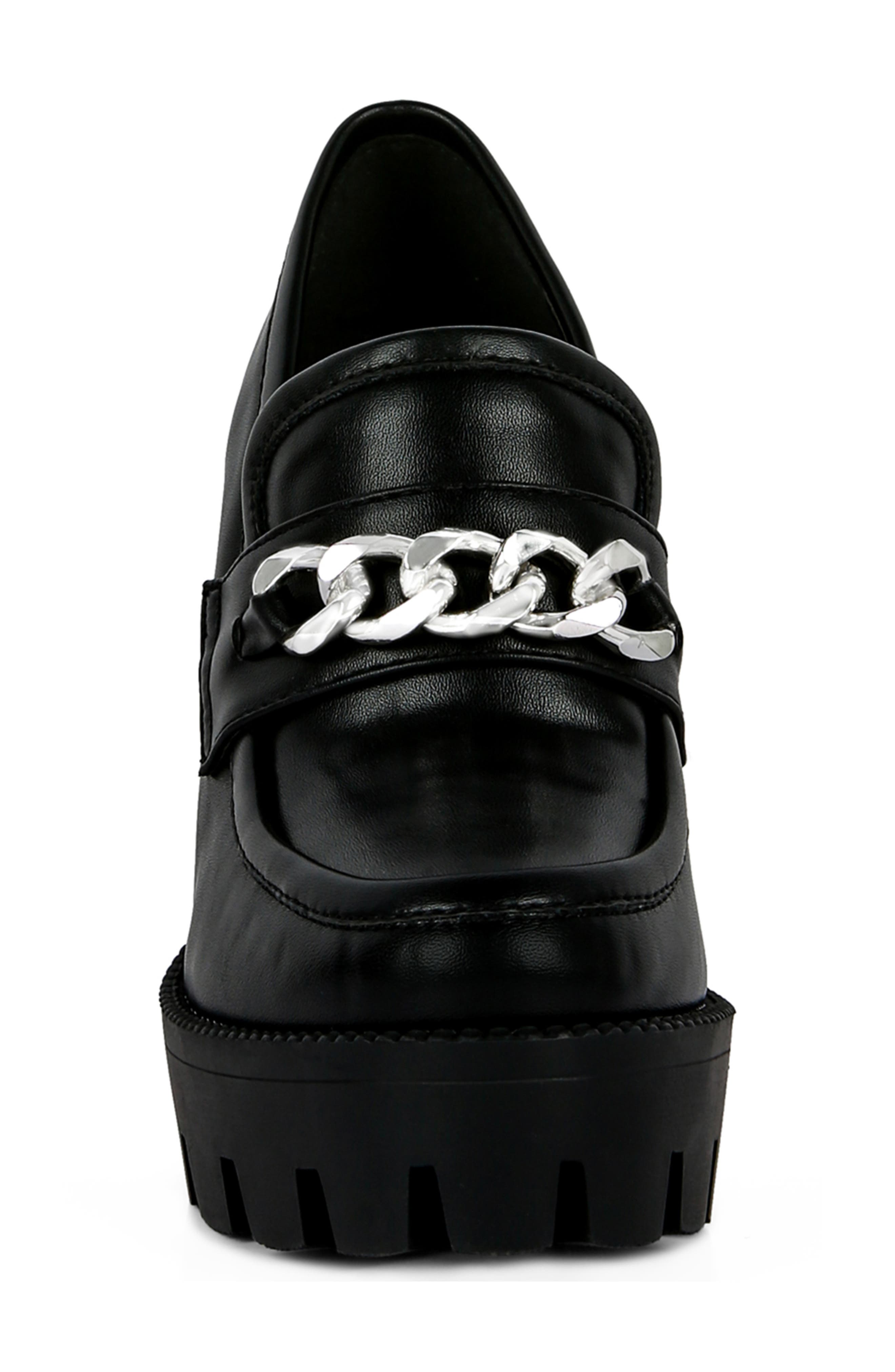 LONDON RAG Y2K Chunky Lug Platform Pump, Alternate, color, Black