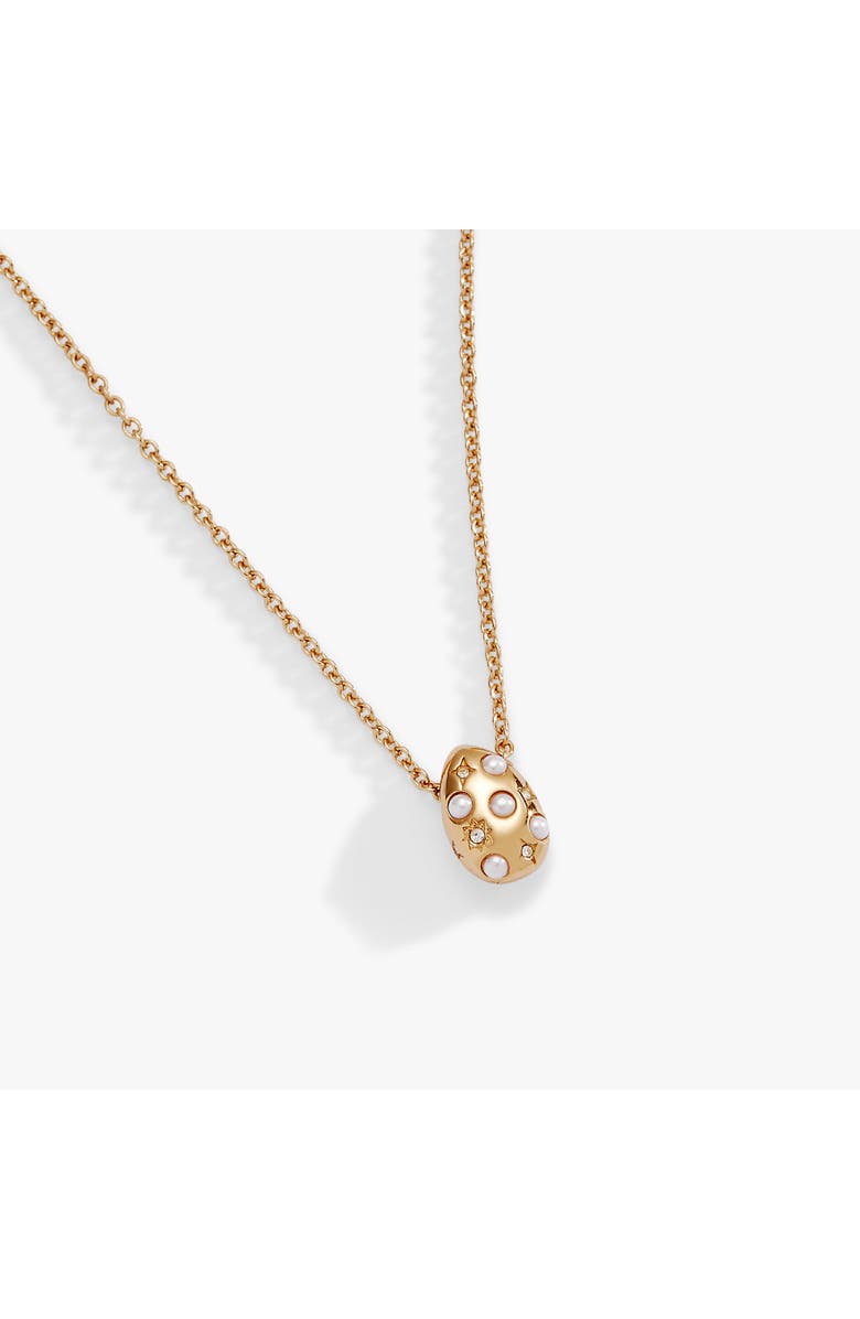 Alex and Ani Pearl and Crystal Pendant Necklace, Alternate, color, Pearl