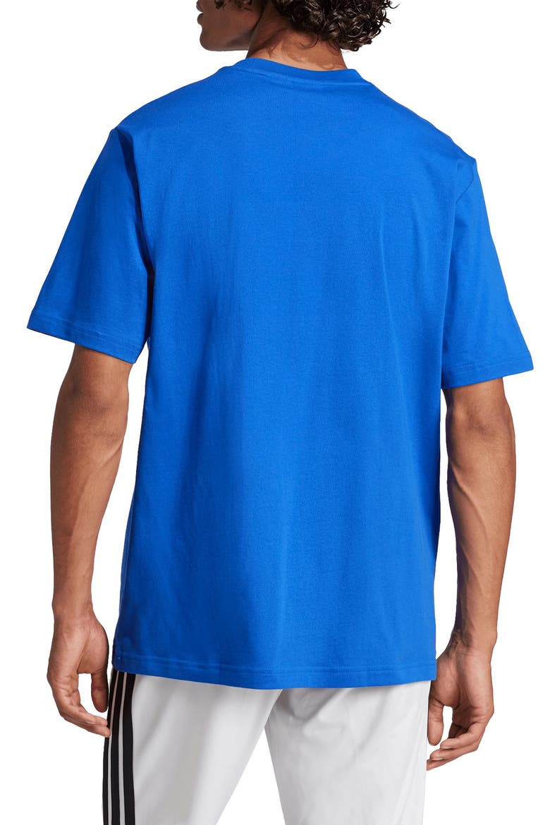 Logo Crewneck T-Shirt, Alternate, color, TEAM ROYAL BLUE/ BLACK