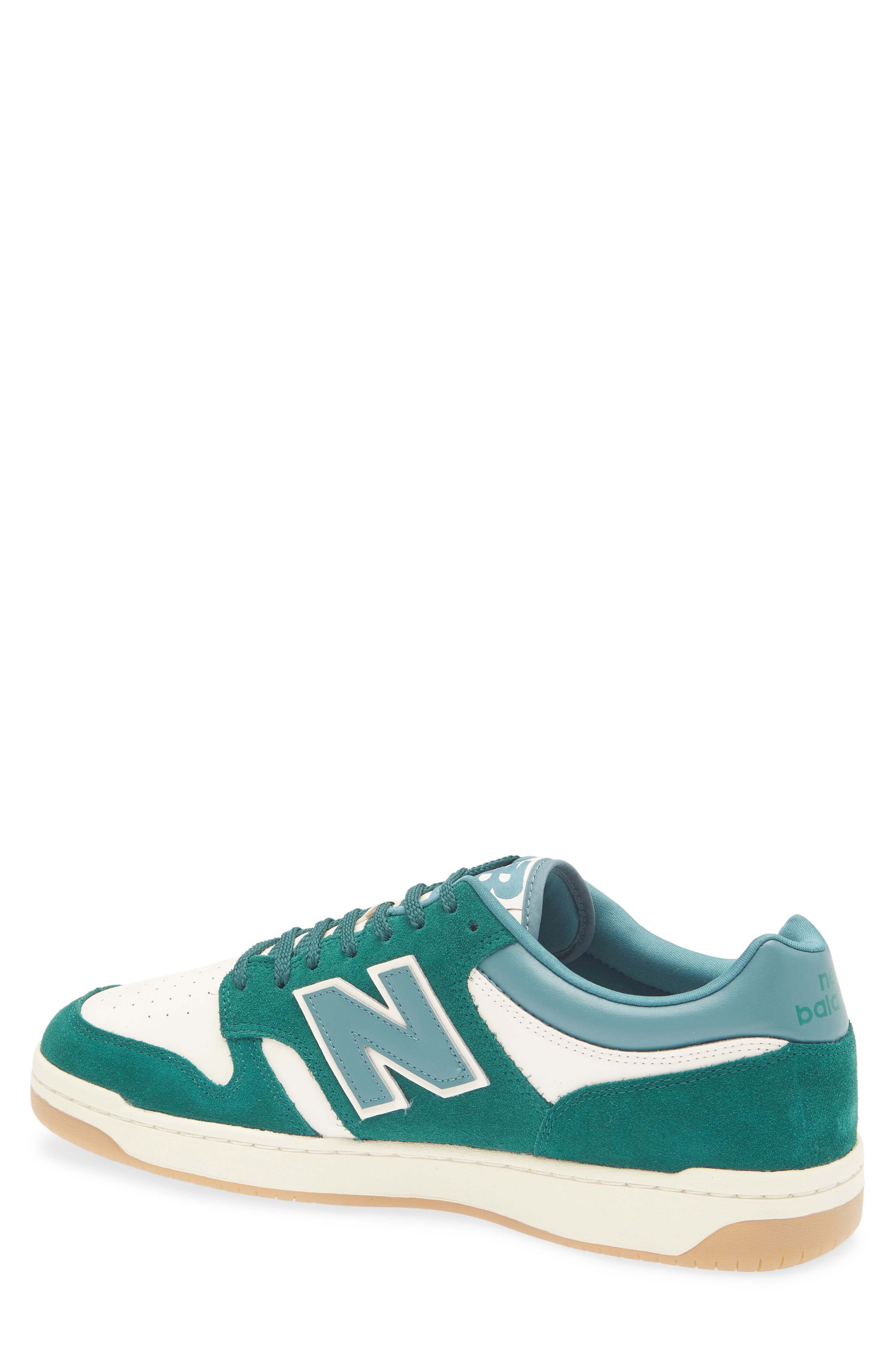 New Balance Gender Inclusive 480 Basketball Sneaker, Alternate, color, Marsh Green/ Linen