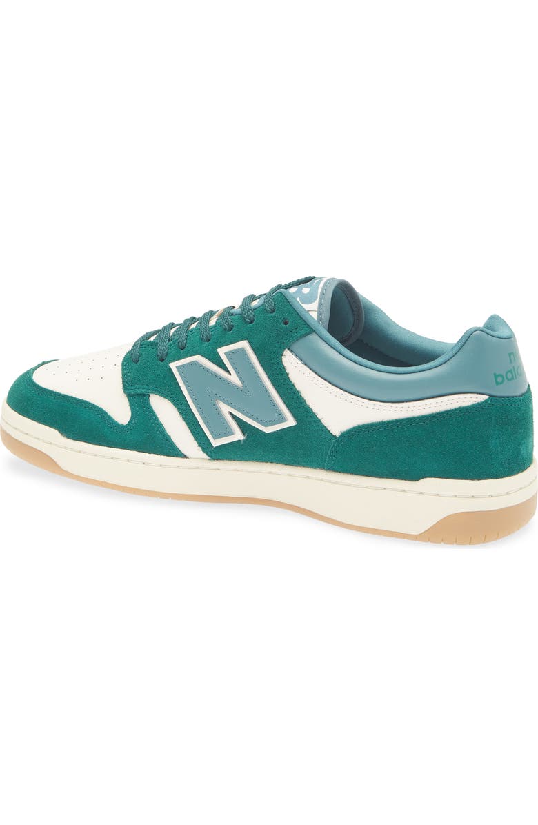 New Balance Gender Inclusive 480 Basketball Sneaker, Alternate, color, Marsh Green/ Linen
