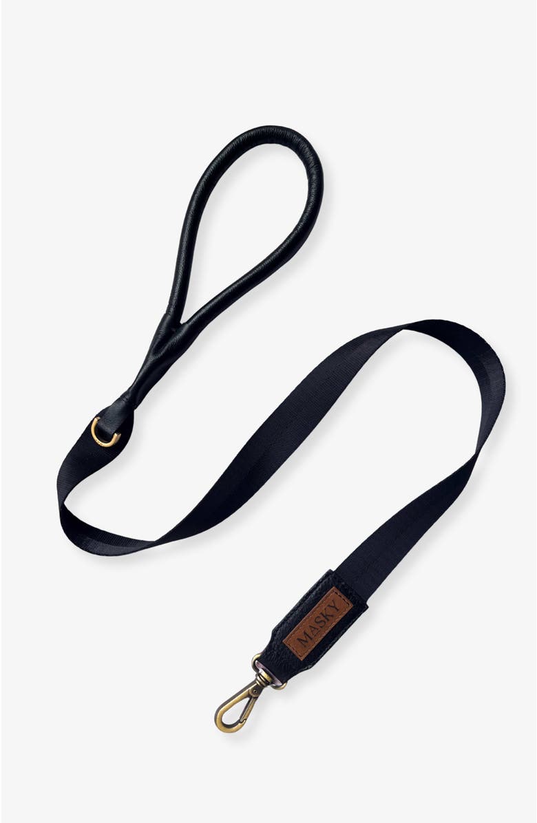 Masky Noir Leash, Main, color, Black