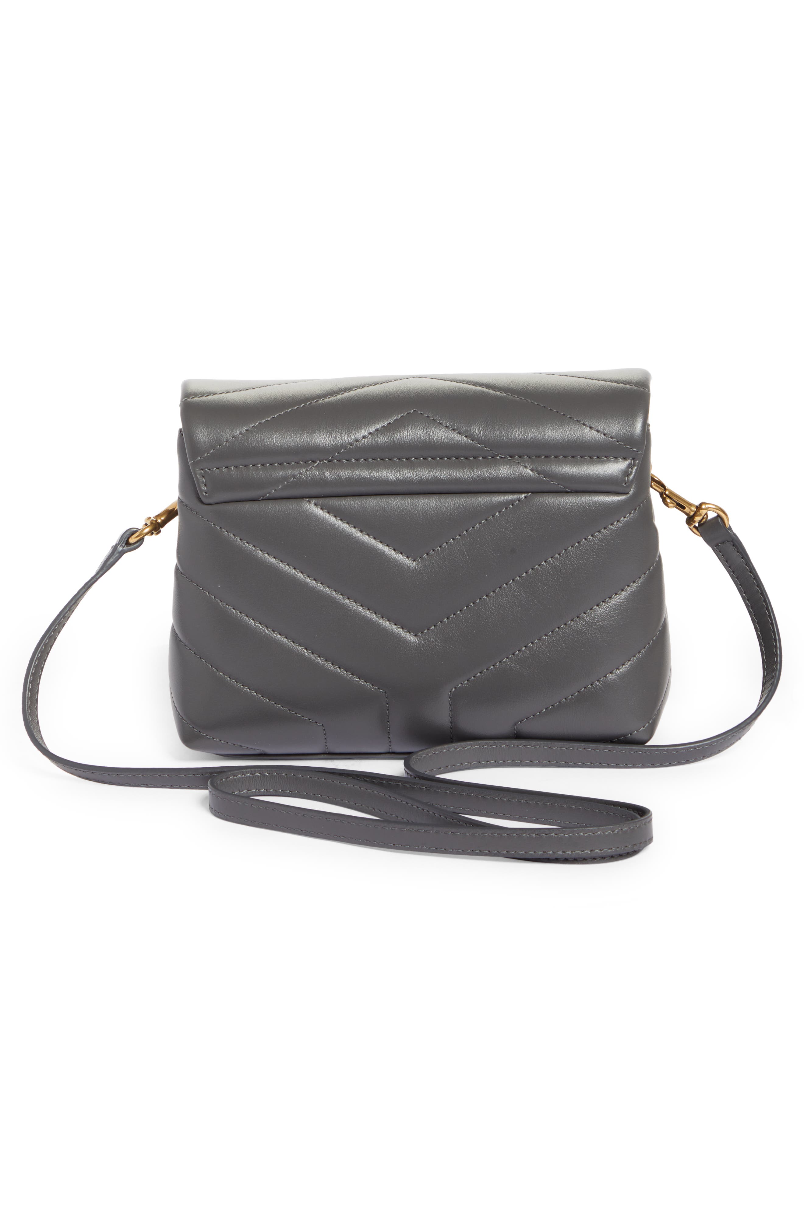 Saint Laurent Toy Loulou Quilted Leather Crossbody Bag, Alternate, color, 