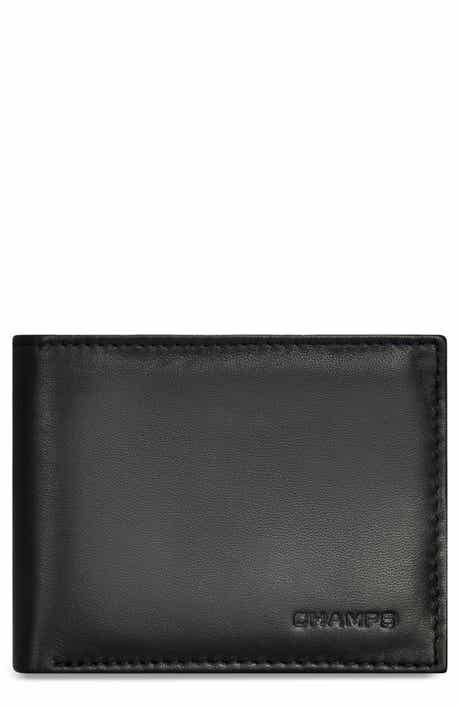 CHAMPS Classic Leather Bifold Wallet