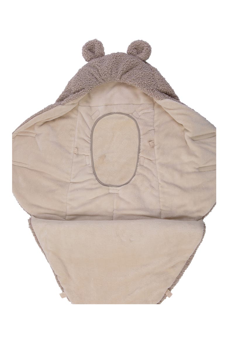 Nido Teddy Wrap Swaddle, Alternate, color, OATMEAL