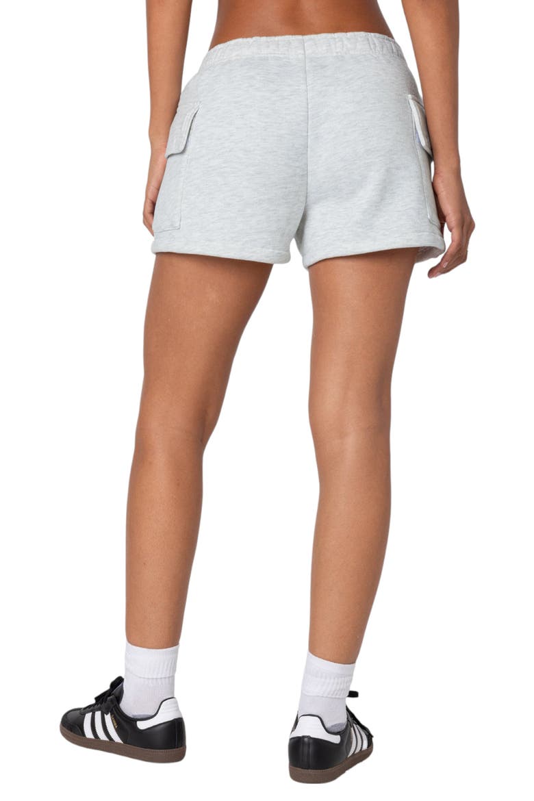 Garnet Cargo Sweat Shorts, Alternate, color, LIGHT-GRAY