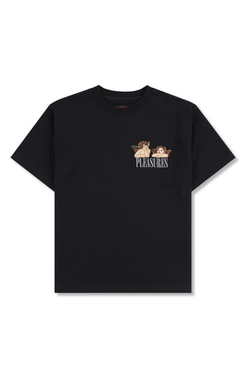 Pleasures Dynamic Oversize Crewneck T-shirt In Black