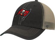 '47 Men's '47 Pewter/Natural Tampa Bay Buccaneers Trawler Trucker Clean Up Snapback Hat