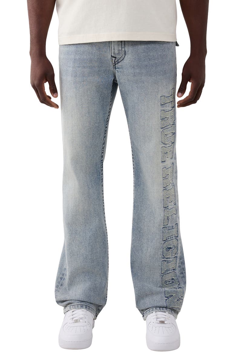 Billy Mended Bootcut Jeans, Main, color, ARENA LIGHTS WASH W/ MENDING