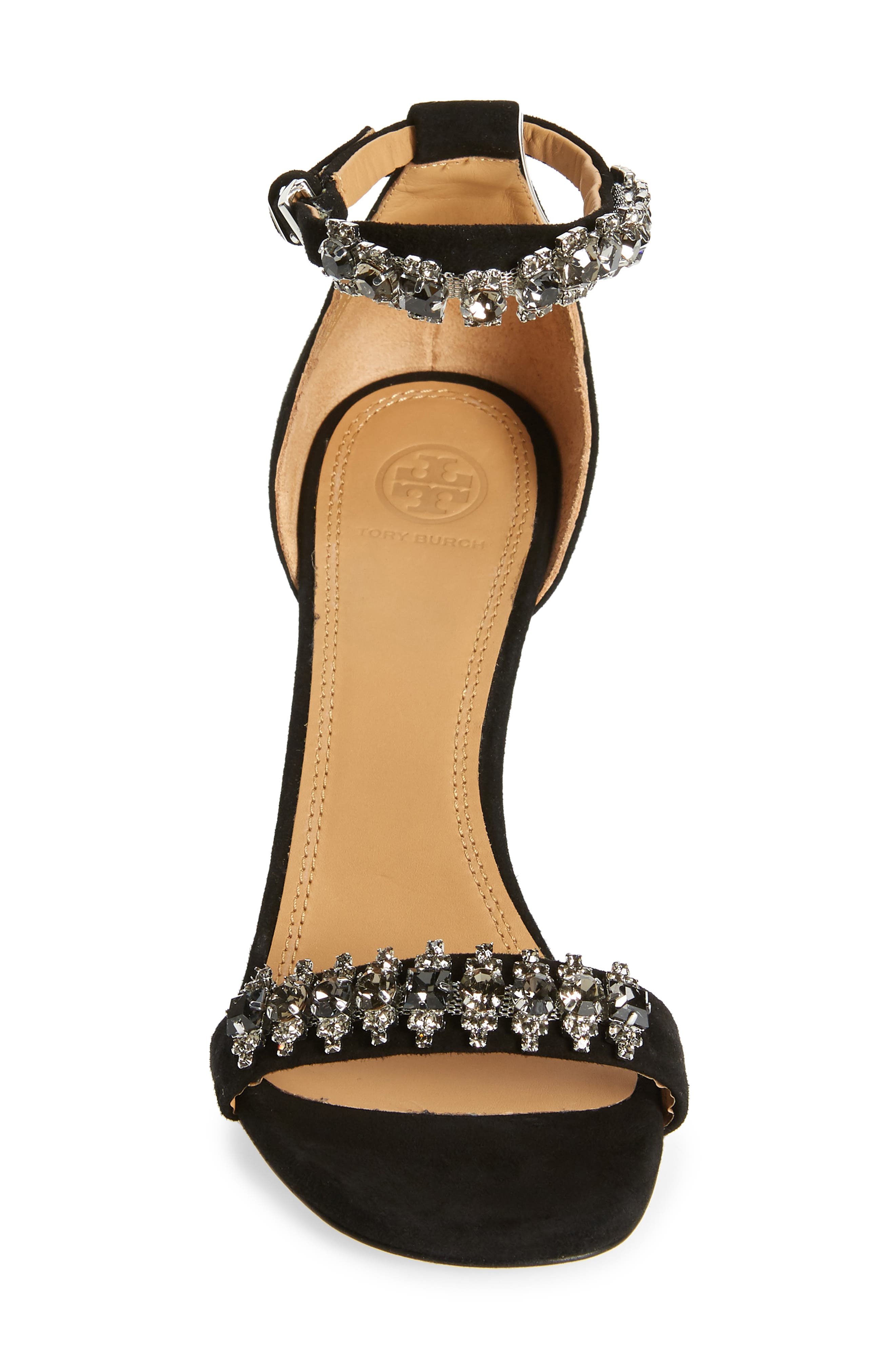 Tory Burch Embellished Leather Sandal, Alternate, color, 
