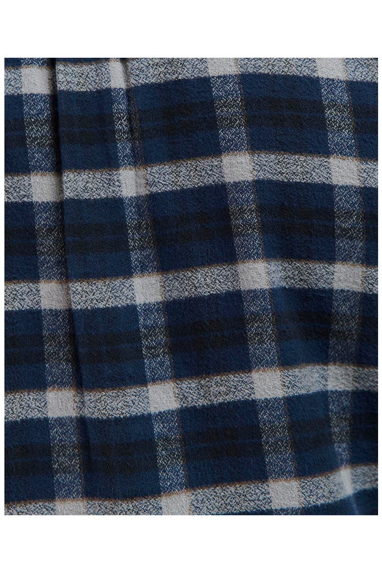 Thompson Plaid Button-Up Shirt, Alternate, color, NAVY