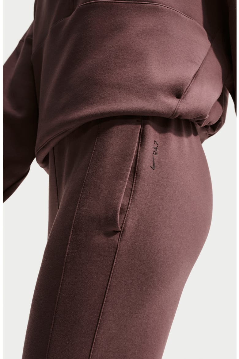 24.7 Dri-FIT Mid-Rise Joggers, Alternate, color, TATTOO/BURGUNDY CRUSH