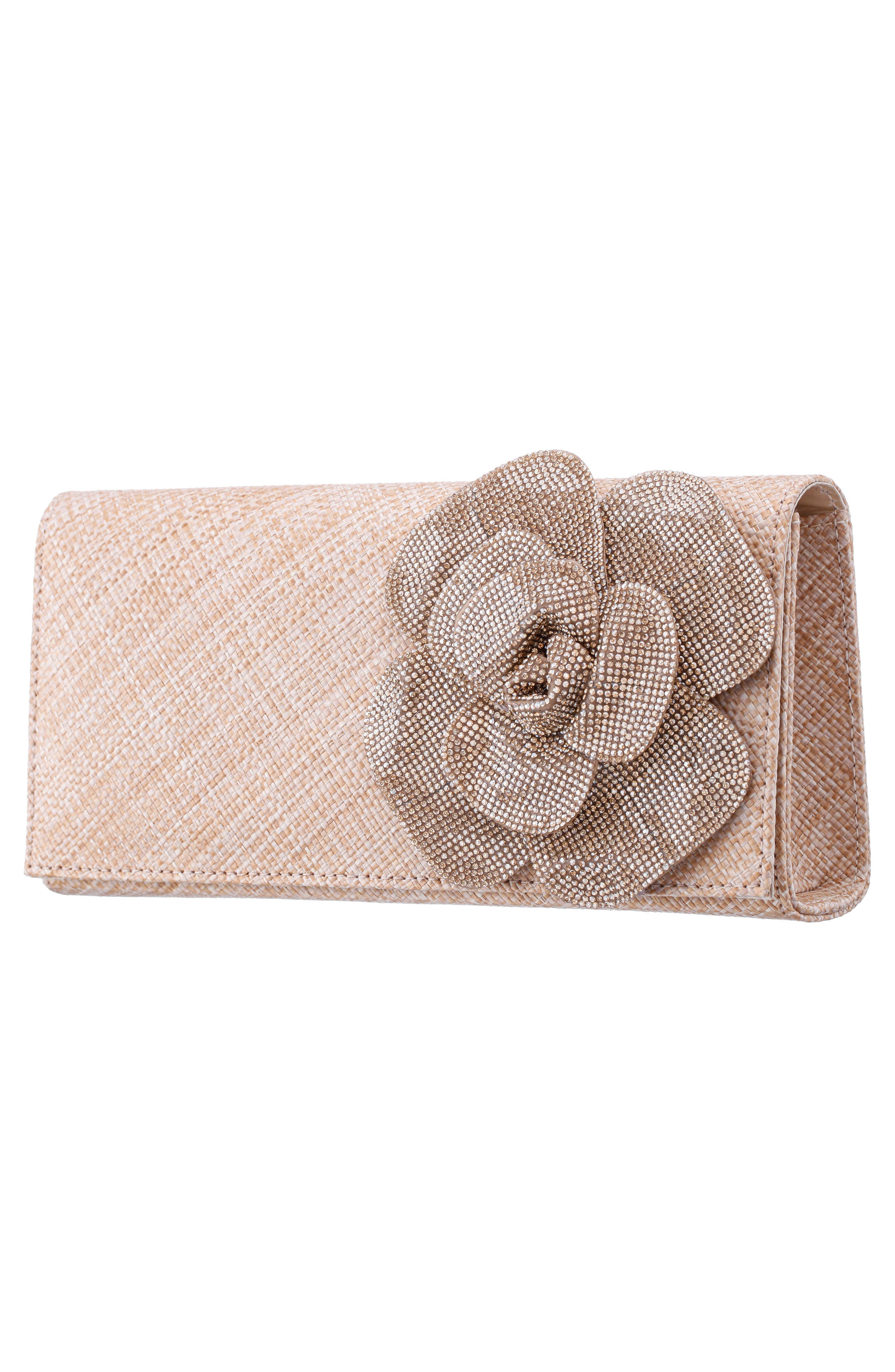 Jollie Clutch, Alternate, color, NATURAL