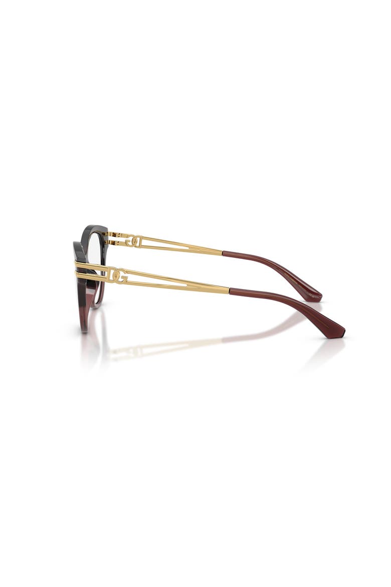 54mm Cat Eye optical glasses, Alternate, color, Red
