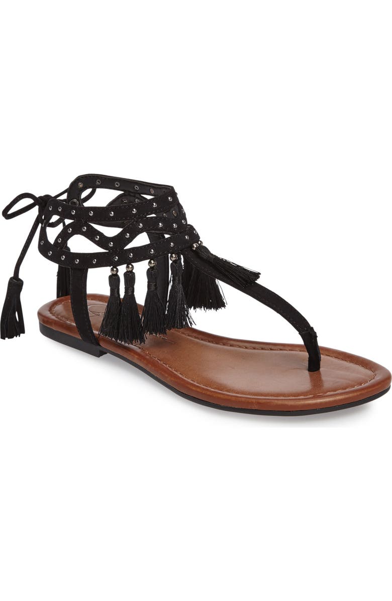 Jessica Simpson Kamel Studded Tassel Sandal, Main, color,