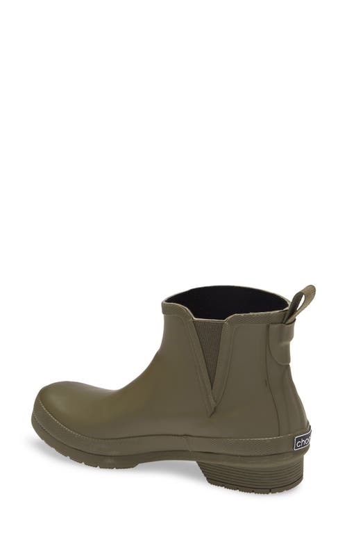Chooka Waterproof Chelsea Rain Boot In Green