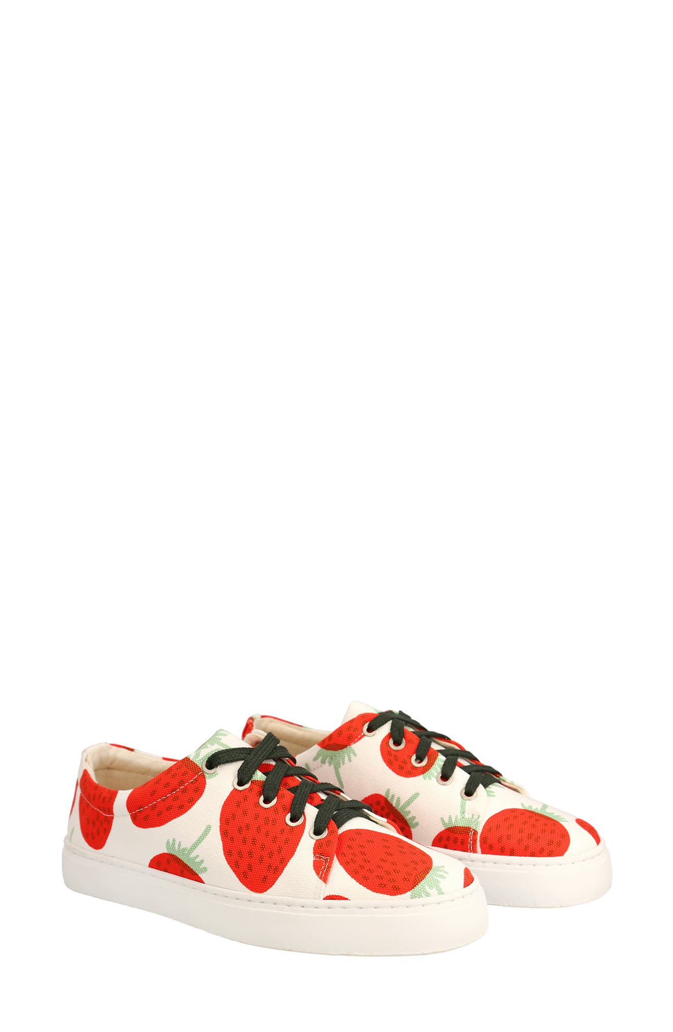 Marimekko Drutha Mansikka Strawberry Print Sneaker, Main, color, 