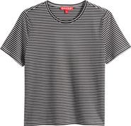 SPANX® Lightweight Stripe Cotton Crewneck T-Shirt