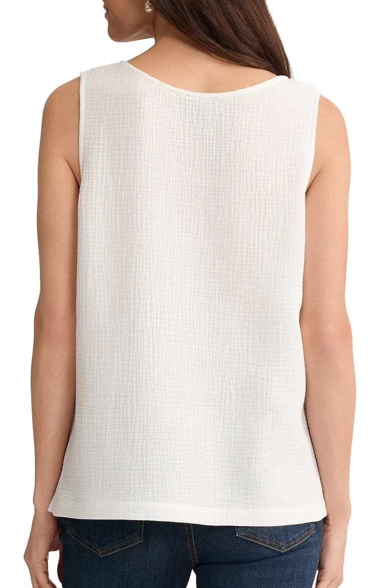 Texture Cotton Tank, Alternate, color, NATURAL WHITE