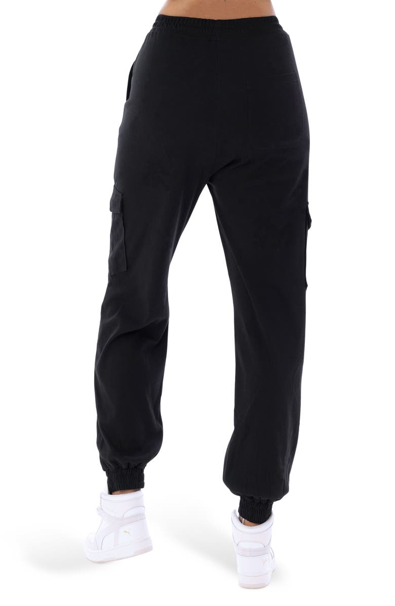 Dai Moda Unisex Cargo Joggers, Alternate, color, Black