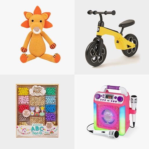 A variety of kids' toys.