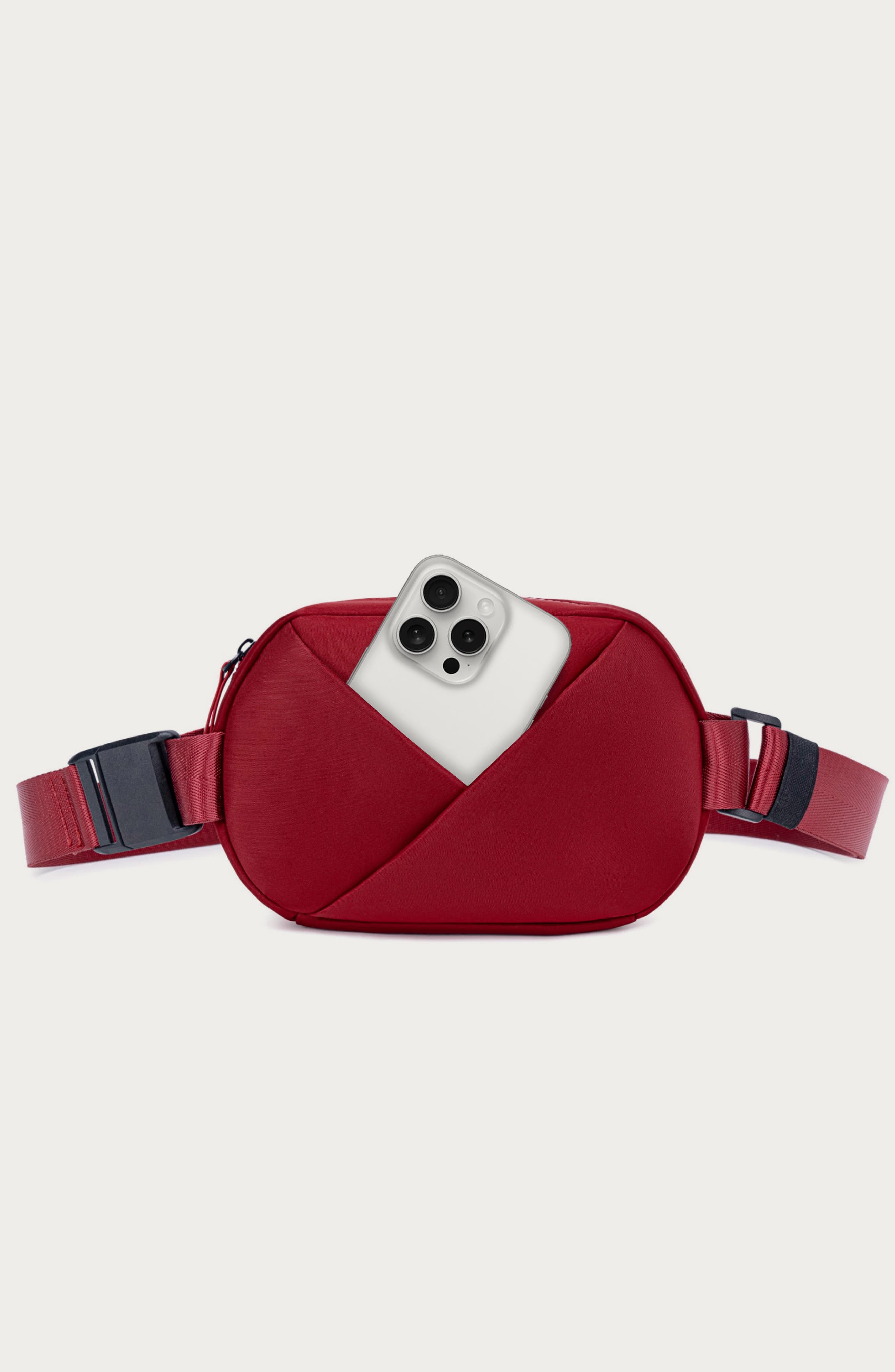 Origami Sling Bag and Belt Bag For Women, Alternate, color, Crimson Red