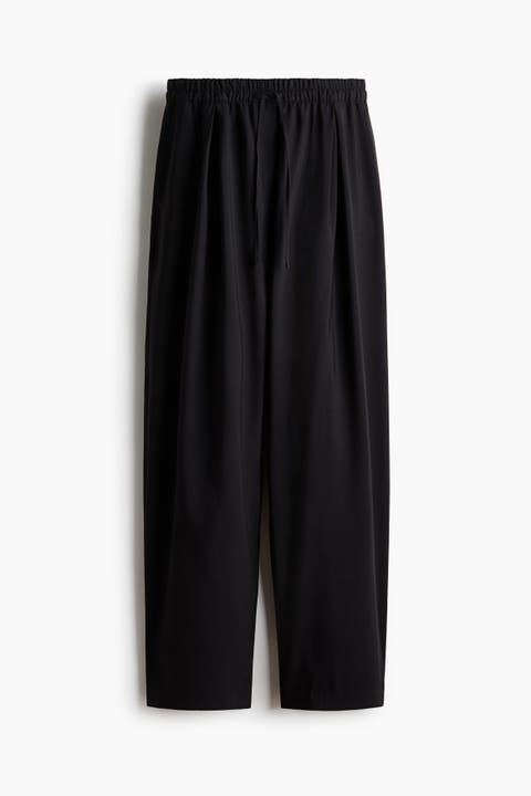 Barrel Drawstring Trousers