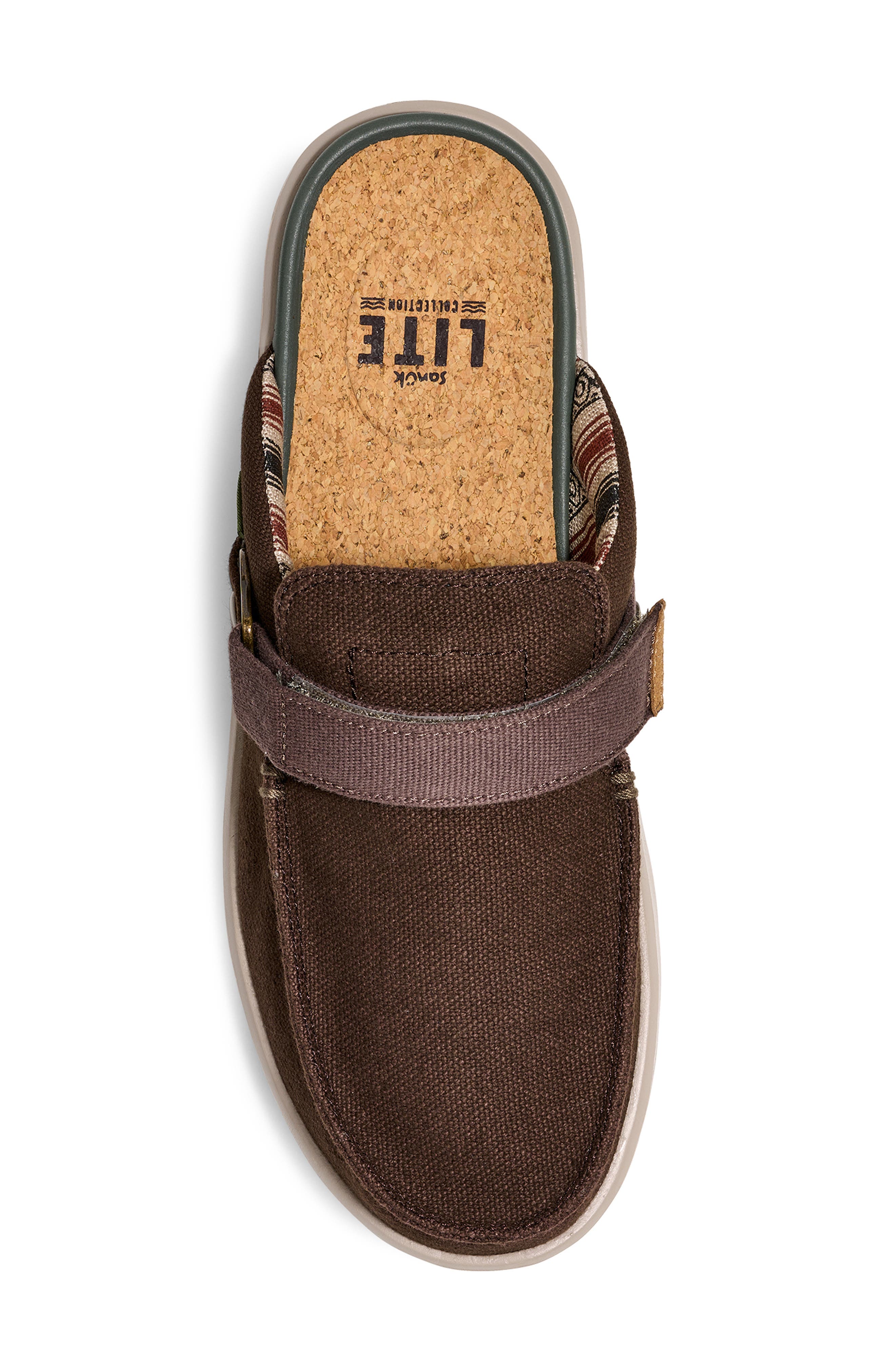Sanuk Happy Hour Lite Mule, Alternate, color, Brown
