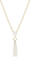 OLIVIA WELLES Andreya Tassel Necklace