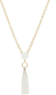 OLIVIA WELLES Andreya Tassel Necklace