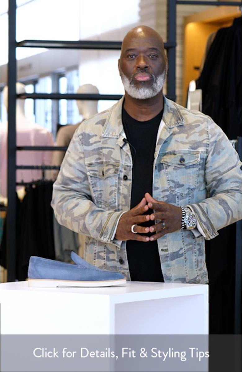 Beignet II Apron Toe Suede Loafer, sales video thumbnail