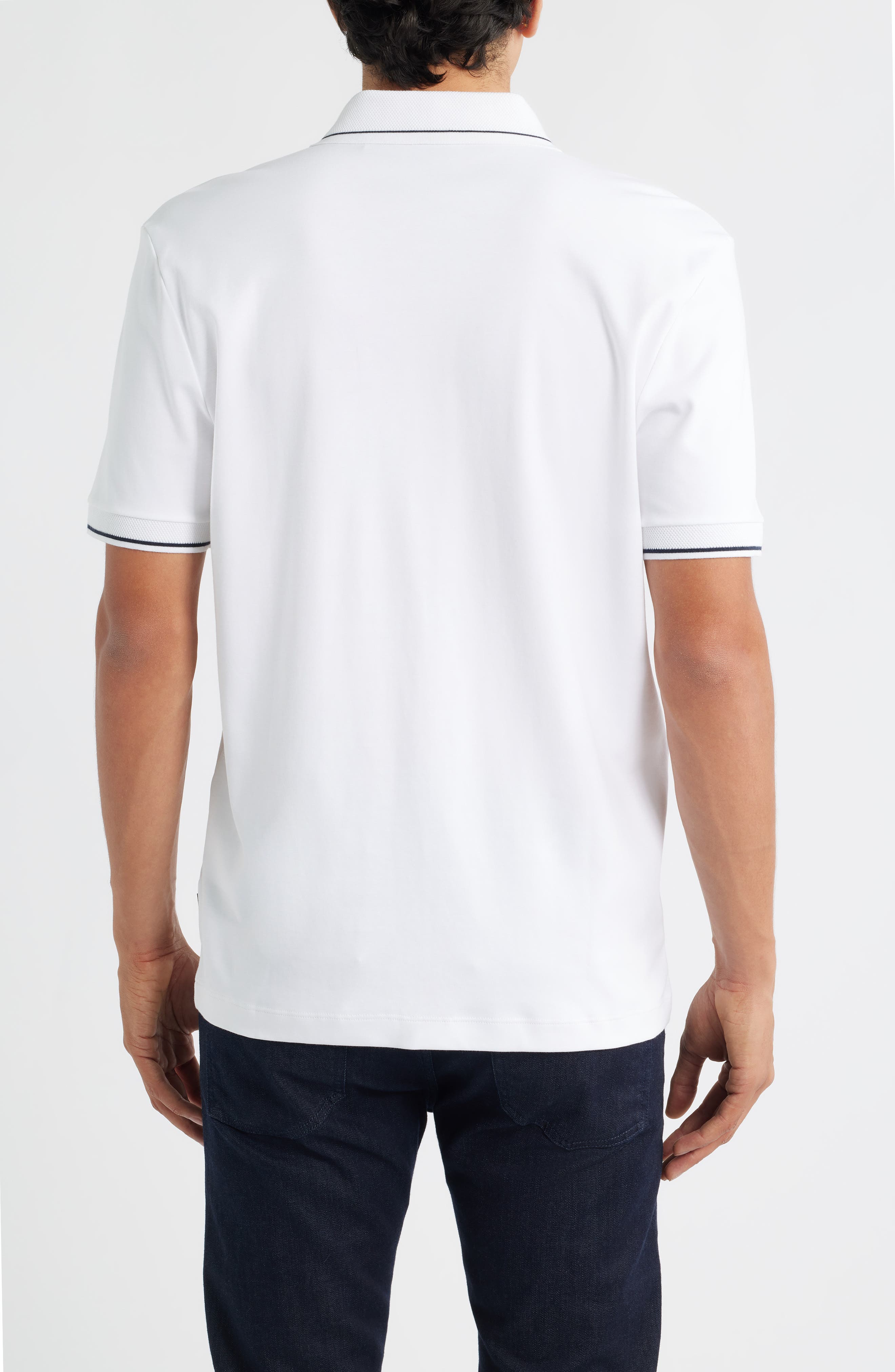 Parlay Tipped Cotton Polo - image 4
