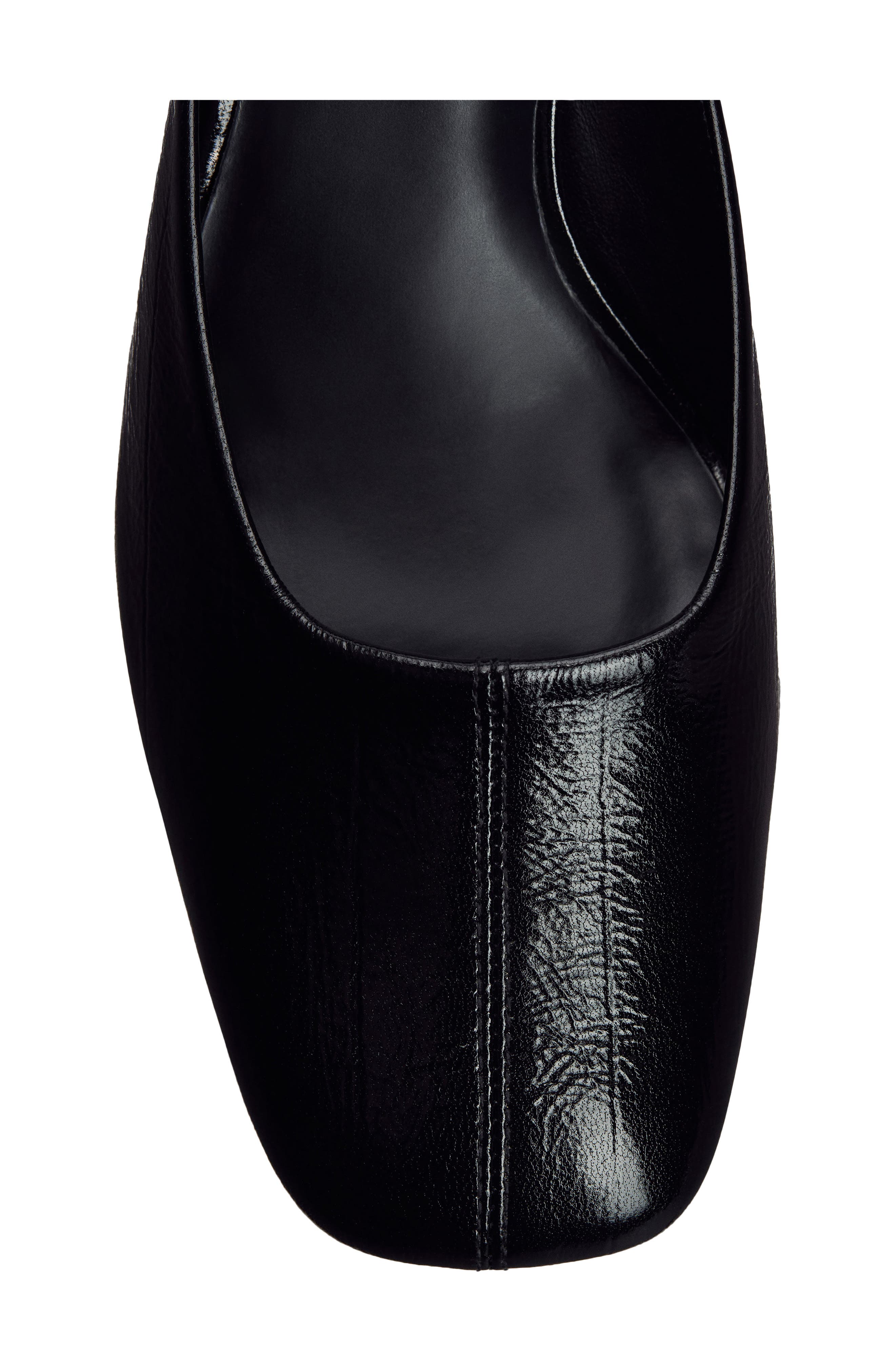 Inez Leather Heeled Mule, Alternate, color, BLACK EEL