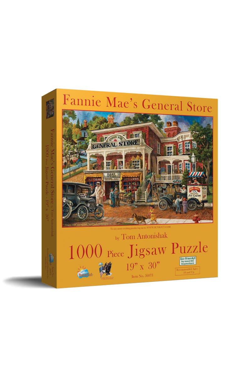 Fannie Mae's General Store 1000 piece Jigsaw Puzzle for Adults, Main, color, Multicolor