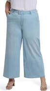 NYDJ Mona High Waist Ankle Wide Leg Trouser Jeans