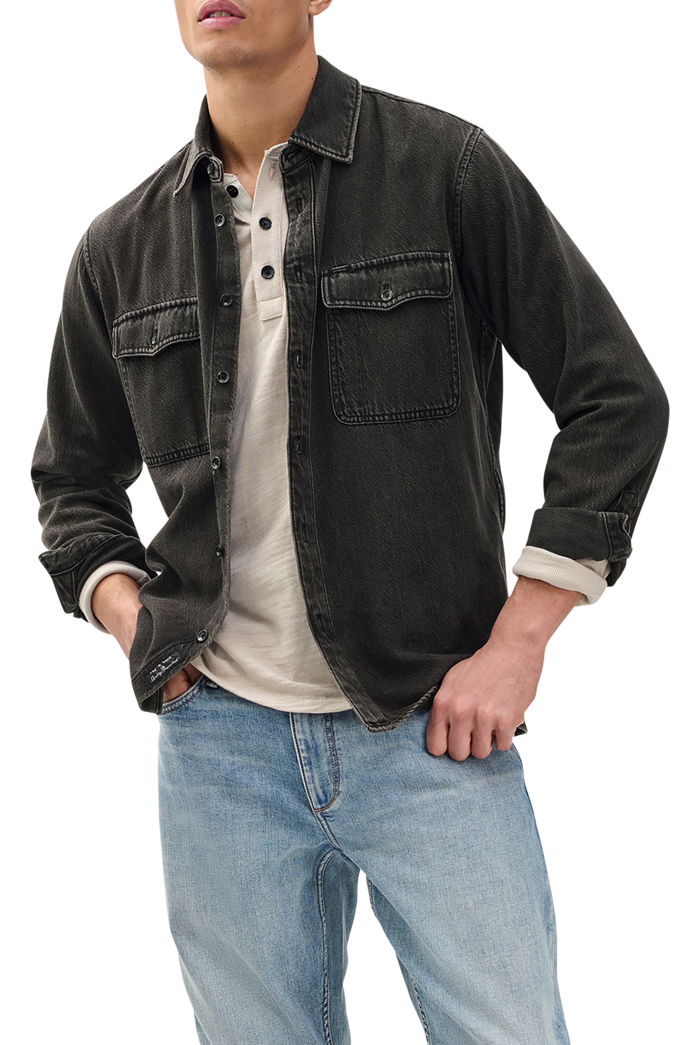 rag & bone Infused Denim Shirt Jacket