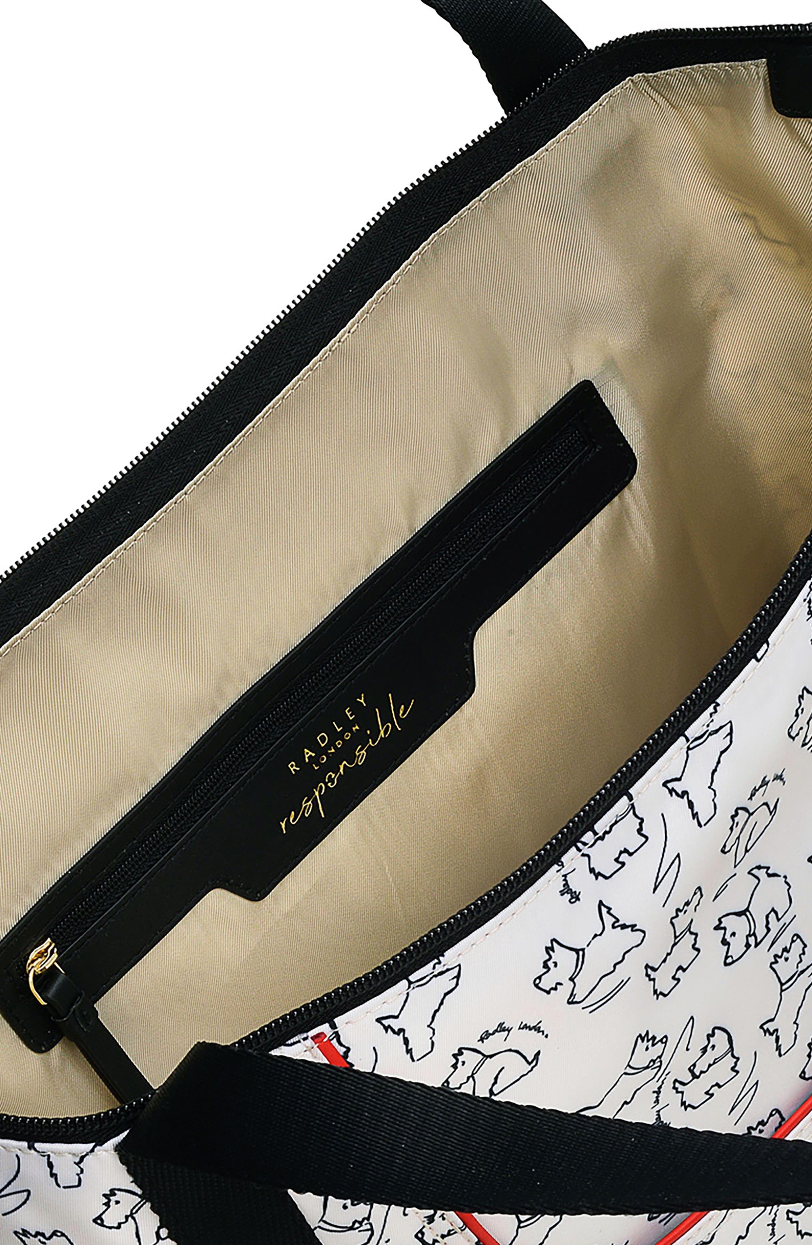 Radley Medium Sketch 24/7 Zip Shoulder Bag, Alternate, color, Chalk