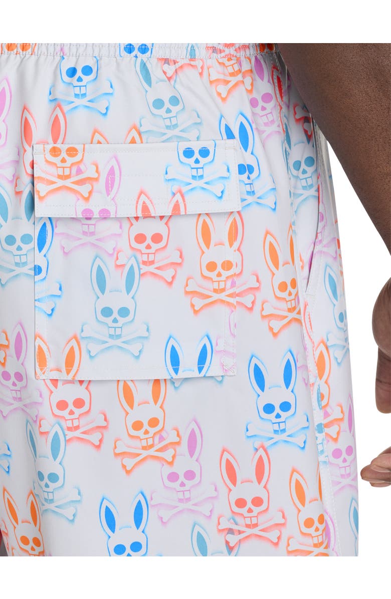 Psycho Bunny Big & Tall Loa Swim Trunks, Alternate, color, Micro Chip