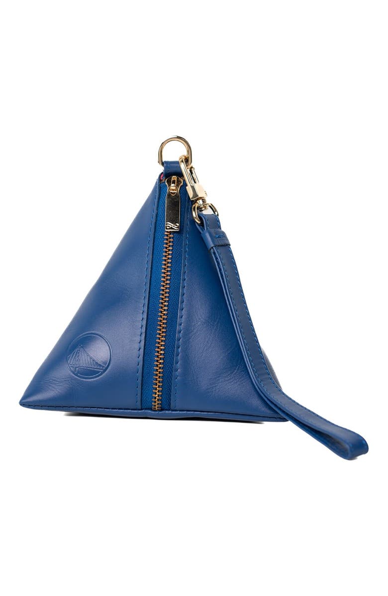 LUSSO Golden State Warriors Rhea Dumpling Wristlet, Main, color, Blue