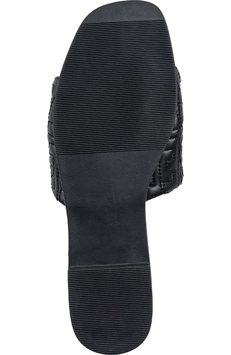 bebe Quilted Slide Sandal, Alternate, color,