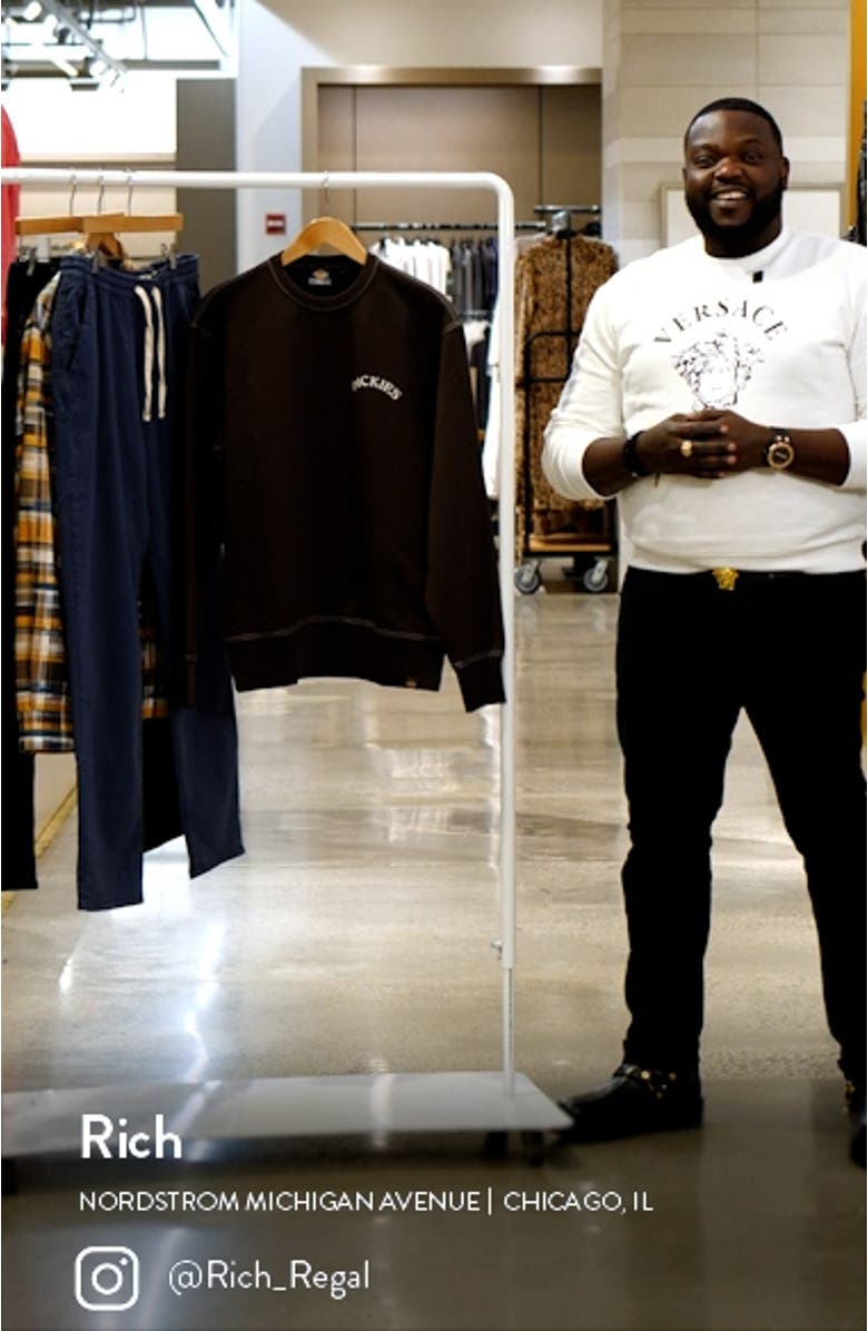 Cotton Logo Graphic Sweatshirt, sales video thumbnail