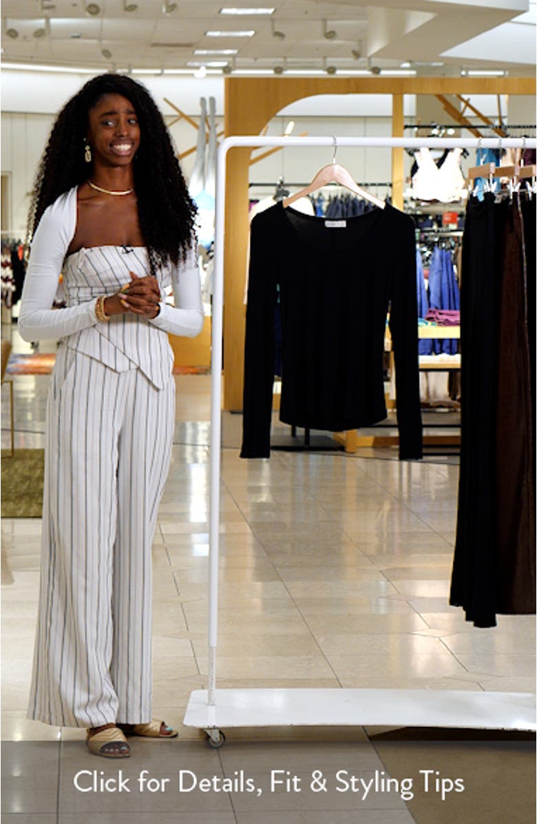 Ultra Lite<sup>®</sup> Rib Long Sleeve T-Shirt, sales video thumbnail